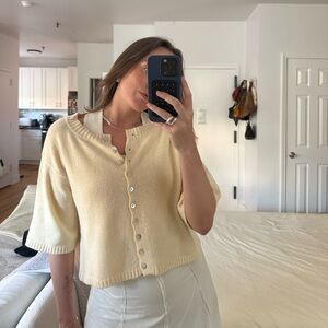Knit Sweater in Butter Yellow